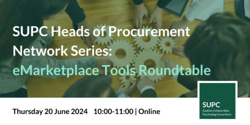 SUPC Heads of Procurement Network Series: eMarketplace Tools Roundtable