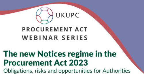 Procurement Act 2023 – Obligations, Risks and Opportunities for Authorities